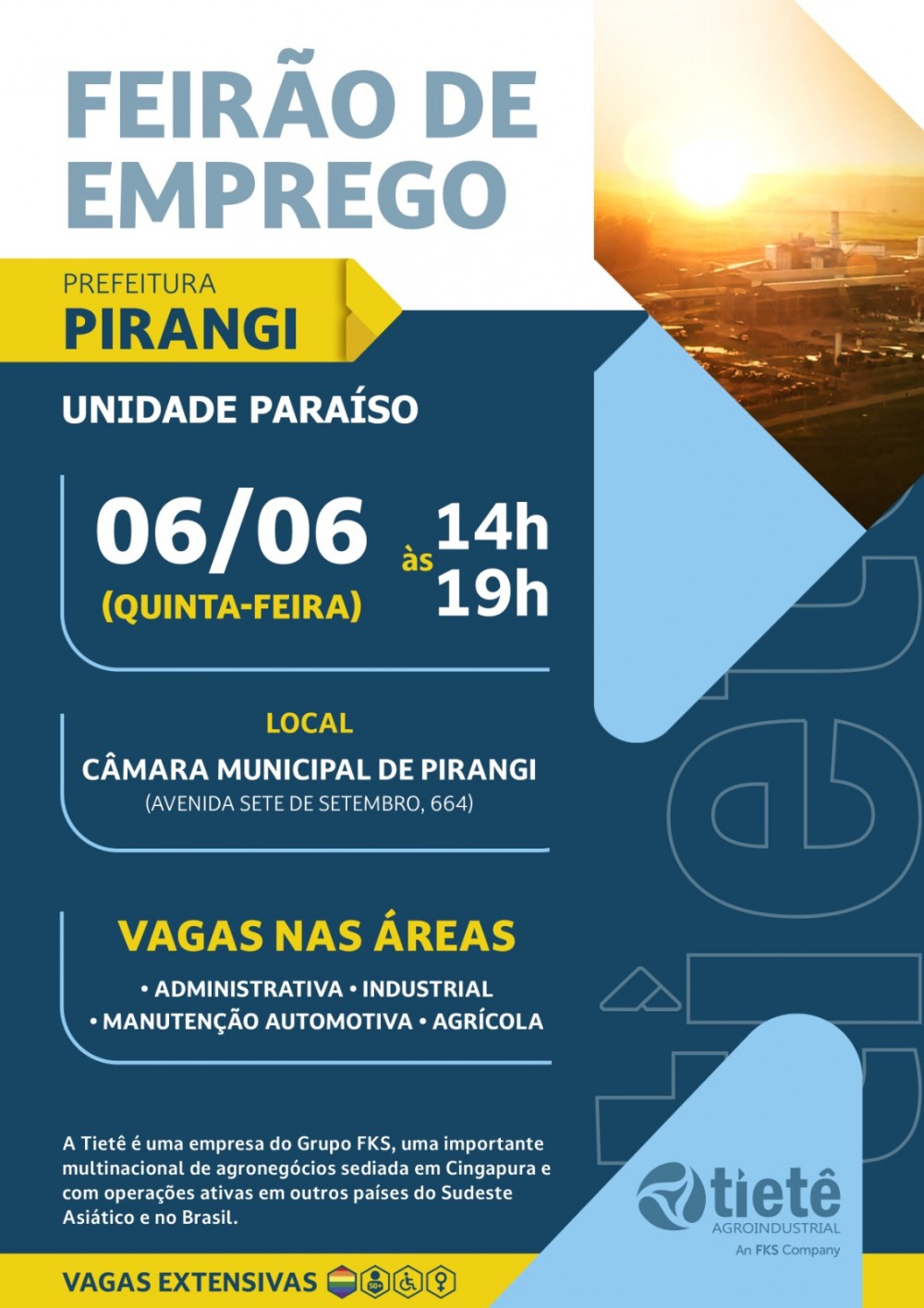 Câmara abre as portas para Feirão de Emprego.