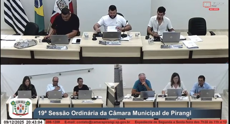 19ª Sessão Ordinária - 2025.