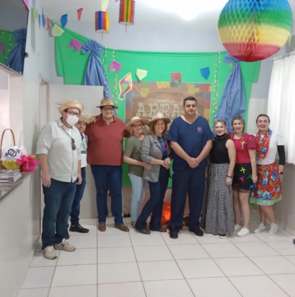 Vereadores no Arraiá da Saúde.