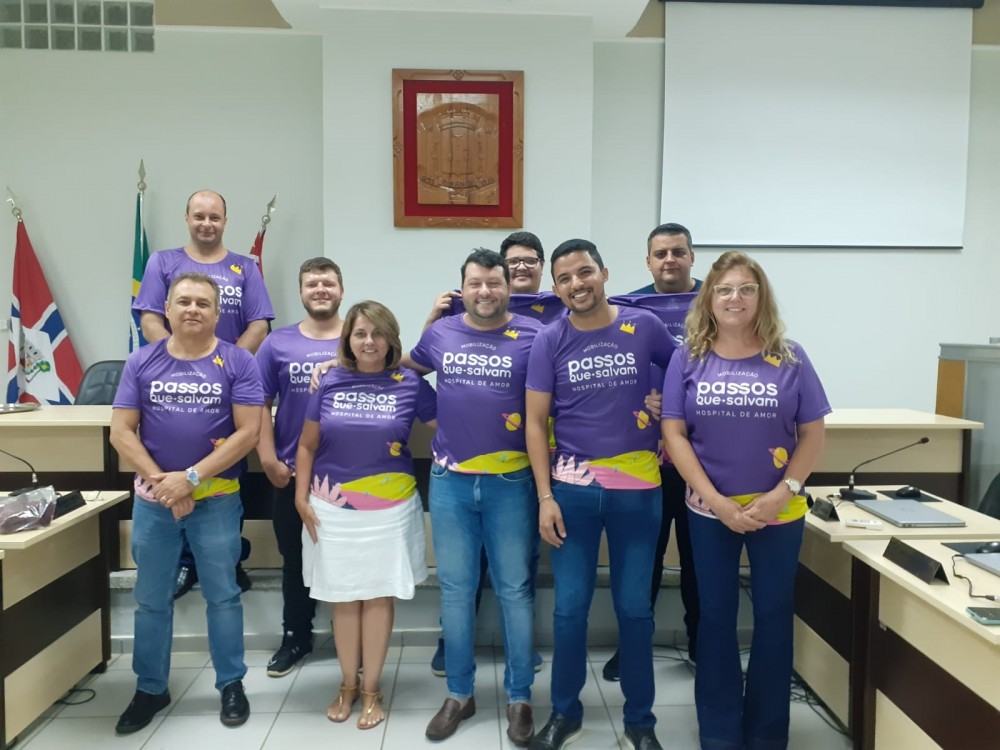 Câmara apoia mais uma edição da campanha “Passos que Salvam”