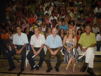 Formatura da EMEI. no Ginásio de Esportes