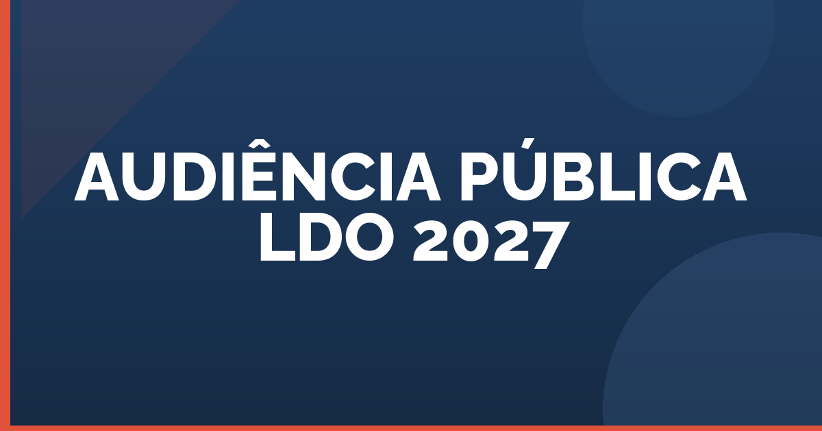 Câmara de Pirangi realizará Audiência Pública para discutir a LDO 2027.